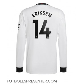 Manchester United Christian Eriksen #14 Borta Matchtröja 2022-23 Långärmad